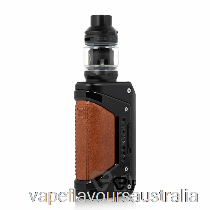 Vape Australia Geek Vape L200 Aegis Legend 2 200W Starter Kit BLACK (w/ Brown Leather)